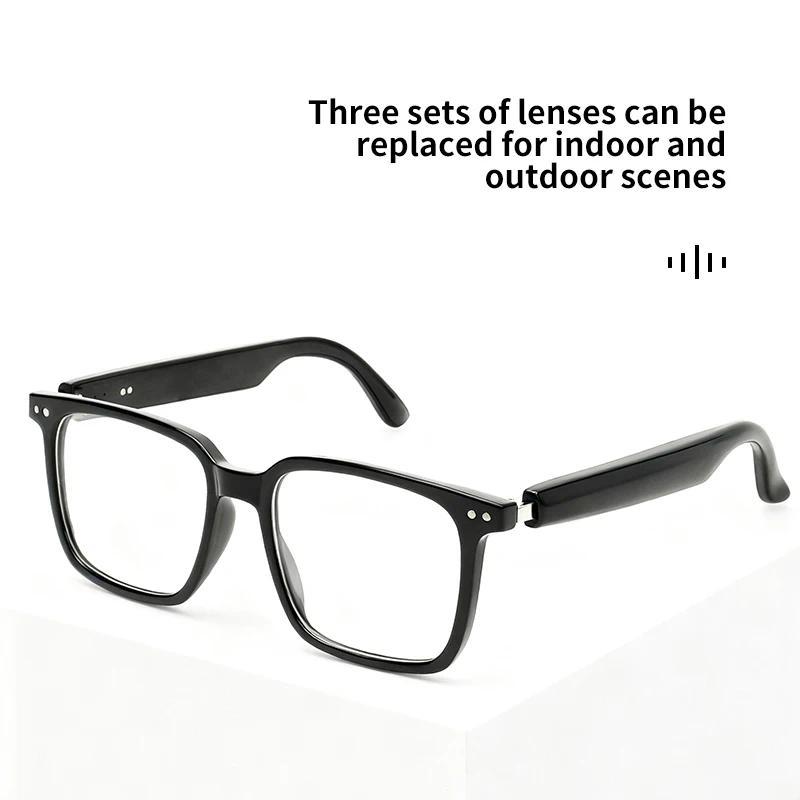 Smart Bluetooth 5.0 AI Glasses with App Control Wireless Music Sunglasses for Calls, Translation, Sport Mode &  AI Eyewear - Image 3
