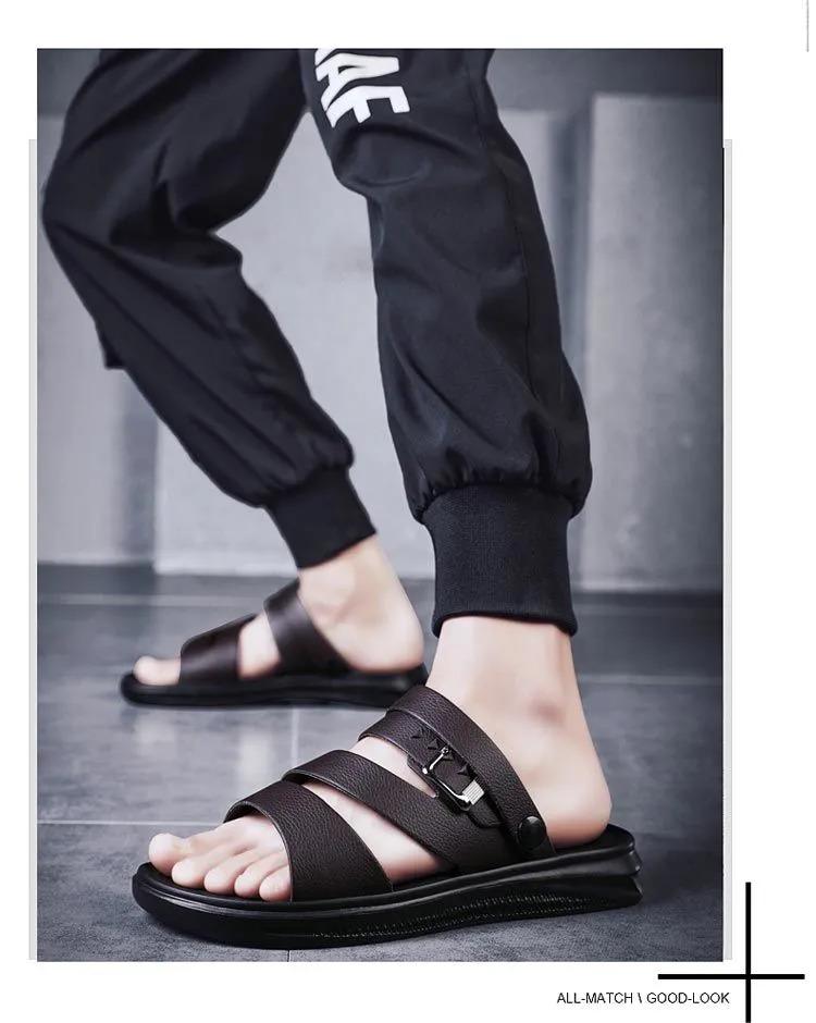 Product Introduction of Valazo men's casual sandals Korean men's slippers non-slip beach shoes for summer 18