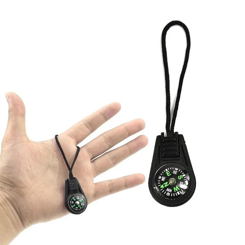 Portable Compass Camping Mountaineering Compass Pointer Navigation Outdoor Sports Gadget Climbing Hiking Survival Emergency Tool 2