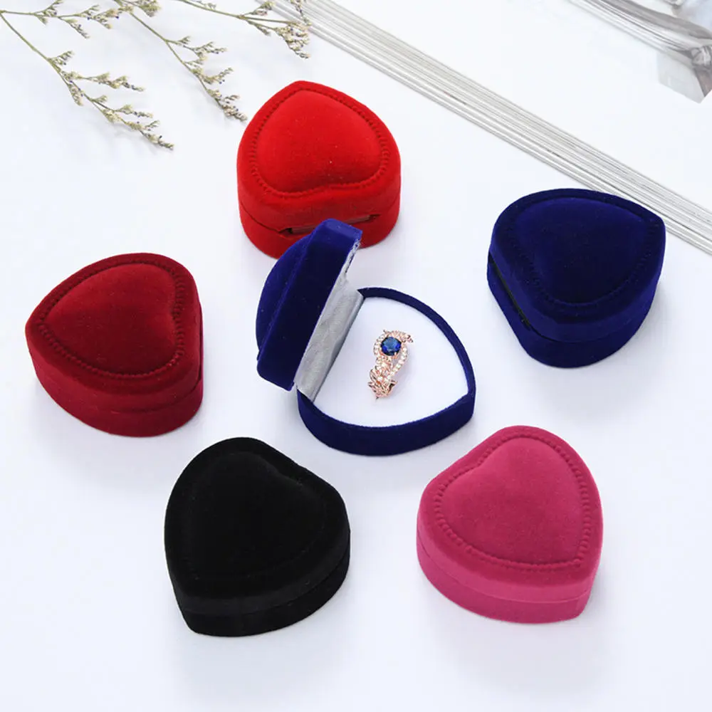 Hộp Đính Hôn Đám Cưới, Trưng Bày Quầy Trang Sức, Hộp Nhẫn Nhung, Bông Tai, Hộp Đựng Trang Sức, Quà Tặng Cầu Hôn
