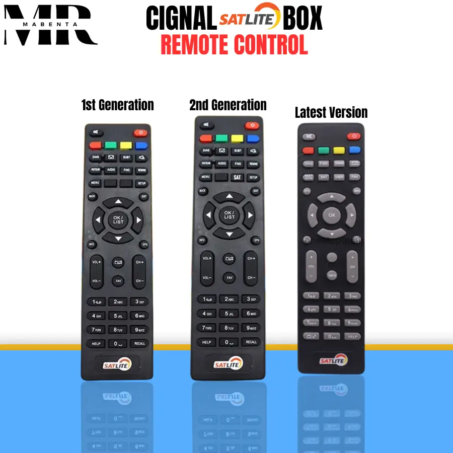 MrMabarenta Remote Control for Cignal Satlite Digital Box Receivers ...