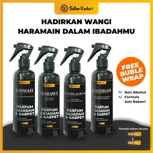 Parfum Sajadah Karpet Parfum Ruangan Aroma Mekah Madinah 250ml 100ml Non Alkohol Formula Anti Bakteri Non Alkohol Aroma Makkah Arabian Bikin Ibadah Makin Khusyuk Wangi Lembut Menenangkan Segar Wangi