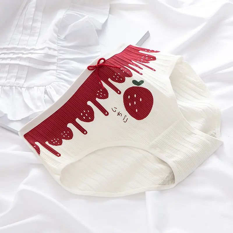 Celana Dalam Wanita Model Korea Cute Motif Katun 4