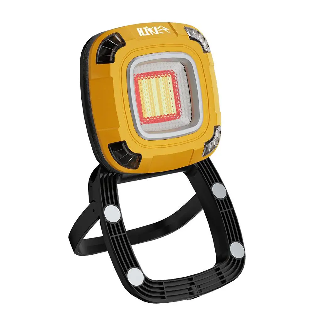 Rechargeable Magnetic Work Light, Portable Work Light, Waterproof Light for Car Repairing, Job Site Lighting, Emergency, Camping
