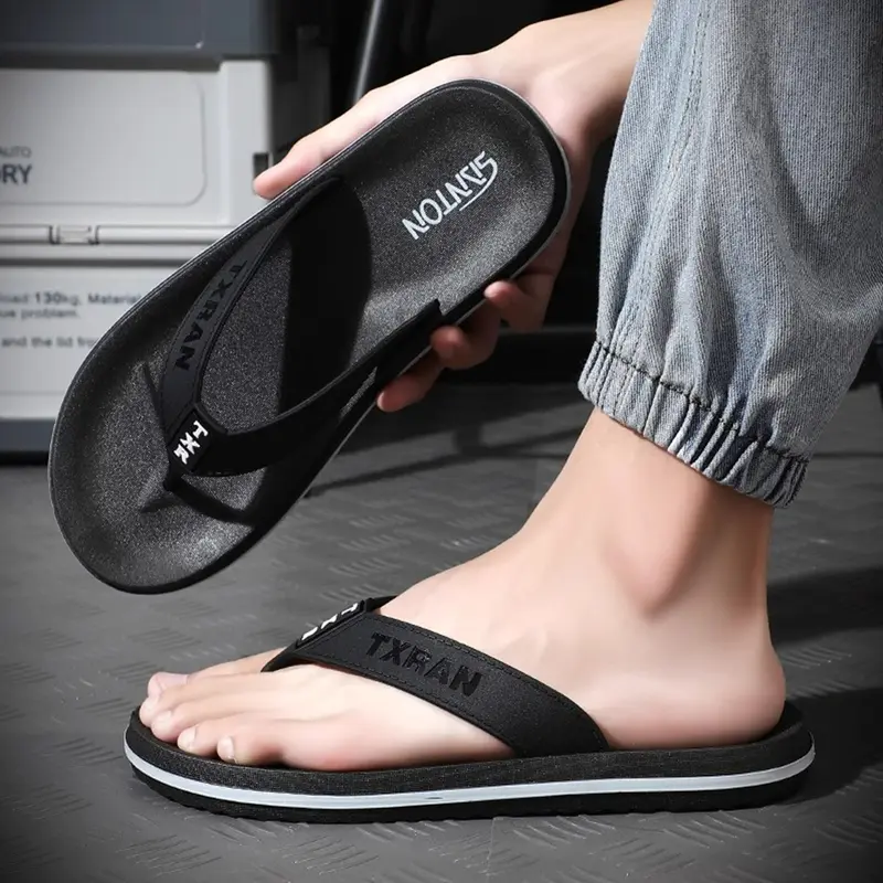 sandal pria keren sandal jepit pria sandal laki laki kekinian anti licin sandal casual pria ruangan sandal karet pria 8
