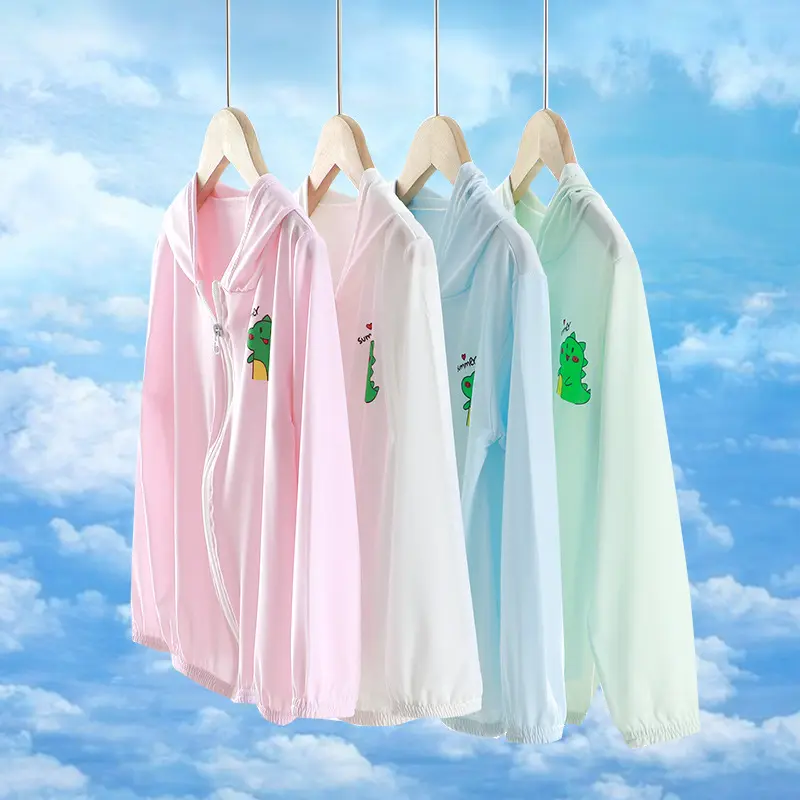 Hot-Selling Summer Children's Sun Protection Clothing Ultra-Thin Breathable Boys Girls Skin Clothing Beach Sun Protection Suit Manufacturer