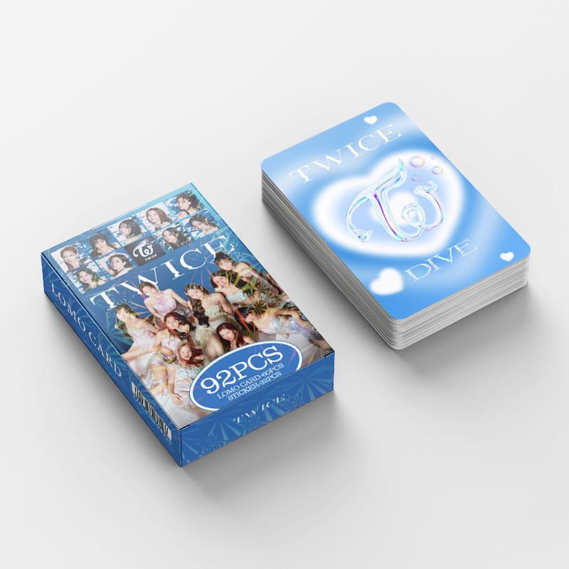 Thẻ ảnh TWICE, Bộ sưu tập thẻ LOMO DIVE KPOP, 92 chiếc / hộp, KPOP 6