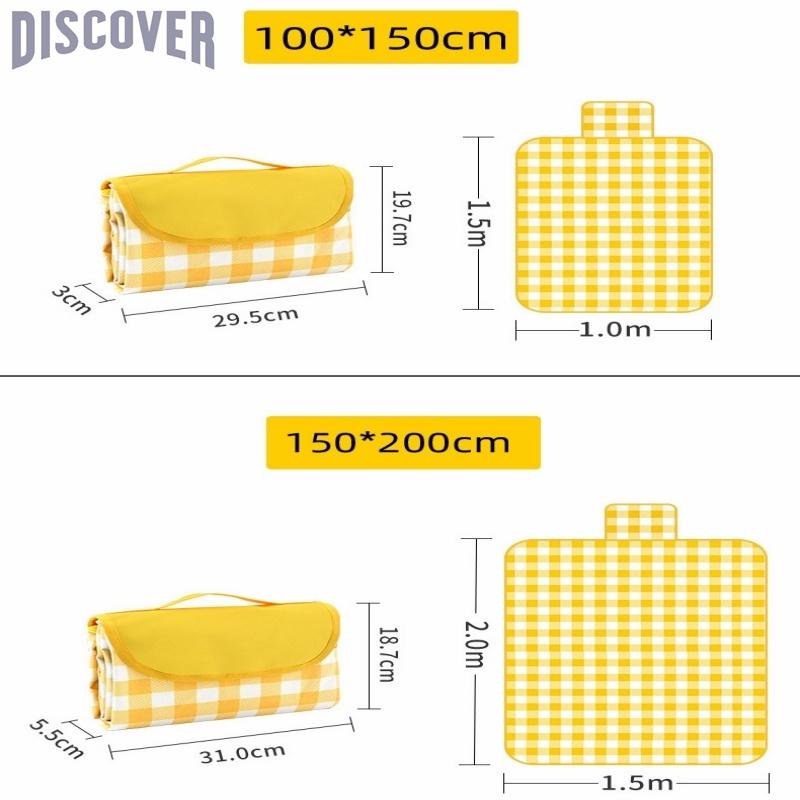 [Chất Lượng Cao] Thảm Picnic, Bạt Trải Dã Ngoại Chính Hãng , Chống Nước, Nhiều Màu Da Kích Thước Có Túi Gấp Gọn Camping 9