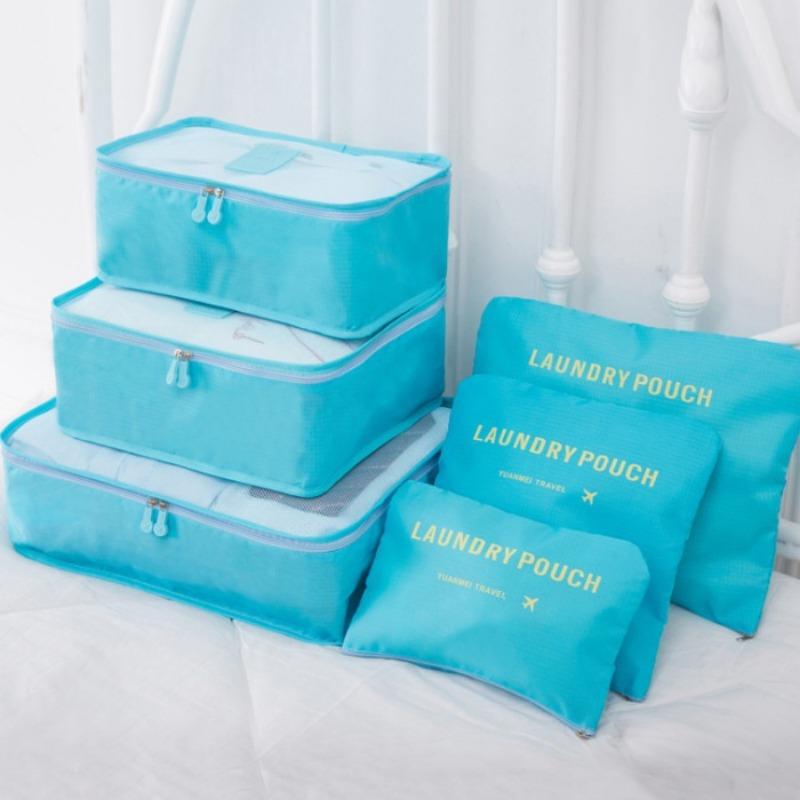 Product Introduction of 6Pcs/Set Travel Organizer Storage Bag Set Clothes Organizer Bags Pouch Suitcase Home Closet Bags for Storage 15