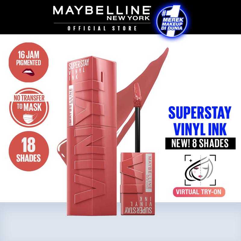 Maybelline Superstay Vinyl Ink Shiny Ombre Set Lipstik lipombre 3