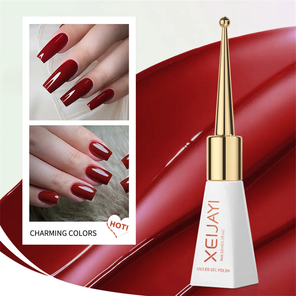 XEIJAYI 28 Colors New Manicure Popular Single Color Nail Polish Glue Phototherapy Long-lasting No-wash Glue Nail Salon Exclusive