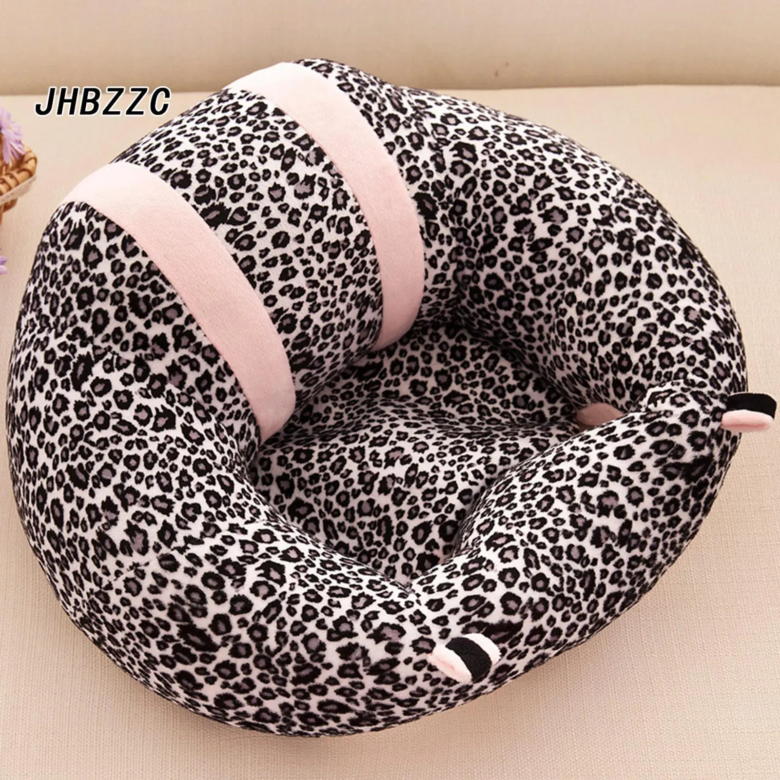 Newborn Baby Plush Support Seat Color Matching Cushion Learning To Sit Sofa