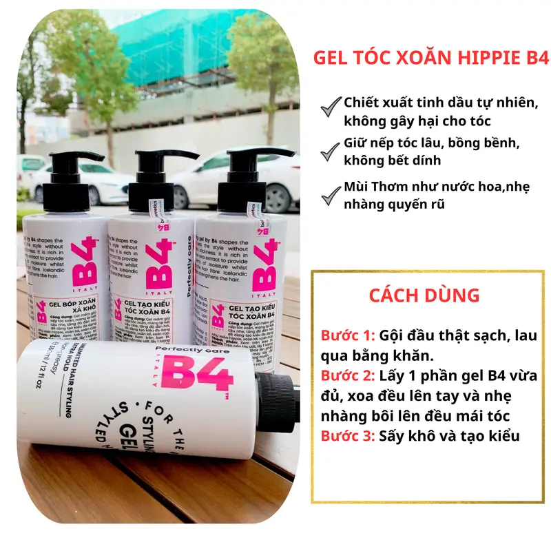 Gel Tạo kiểu, chăm sóc tóc, Giữ Nếp Tóc Xoăn Hippie Xù Mì Tự Nhiên Mùi Thơm, Không Bết, Hữu cơ Tạo kiểu tóc Không chứa silicon Nữ Women 1