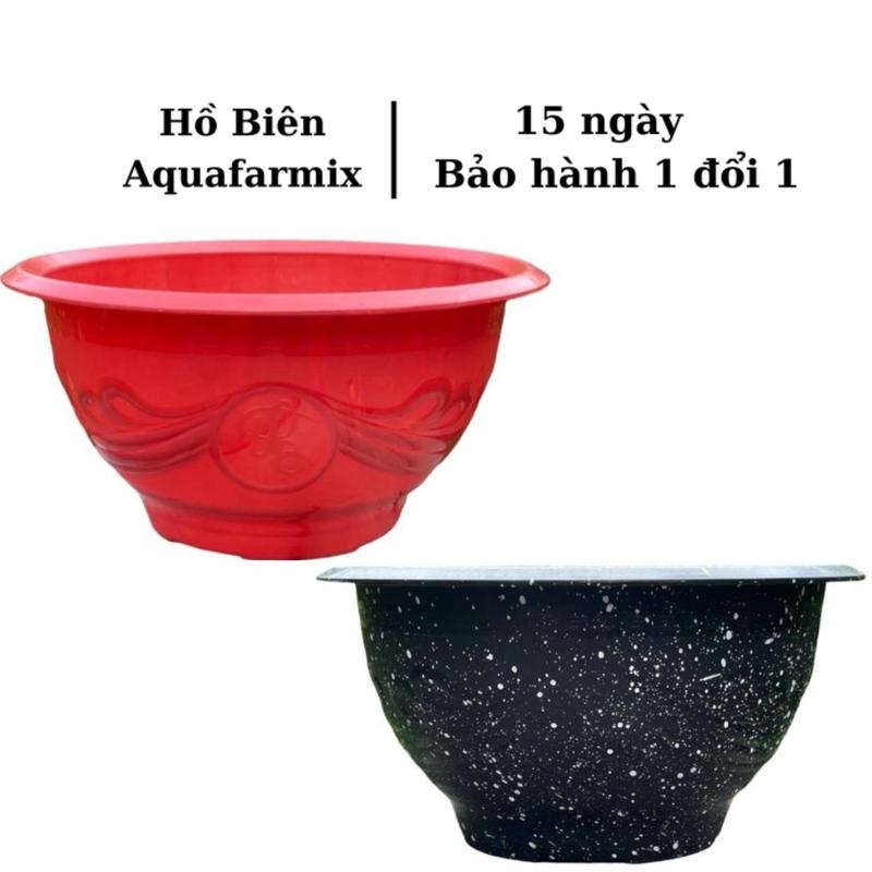   3 cái 5 cái  Chậu nhựa Bít Lỗ dùng làm hồ nuôi cá cảnh - Bền đẹp rẻ - Màu đỏ hoặc Đen bể nhựa hồ nuôi cá 