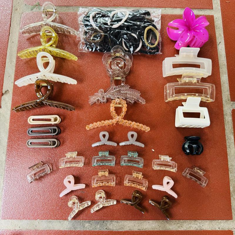 Set Kẹp Tóc 80 Chi Tiết ( Tặng Kẹp Hoa Sứ Màu Ngẫu Nhiên )