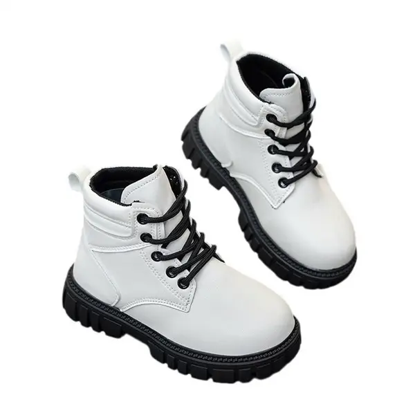 Giày bốt cổ cao da mềm HOT Quảng Châu cao cấp cho bé gái từ 3 tuổi đến 15 tuổi mã 222 3