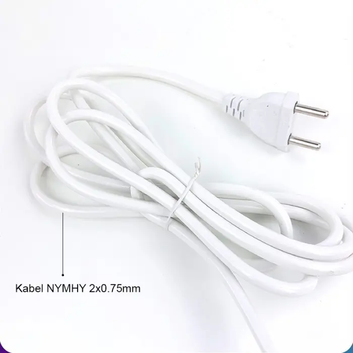 Stop Kontak Kabel mikotek / Stop Kontak Gepeng + Kabel Putih and Krem 3