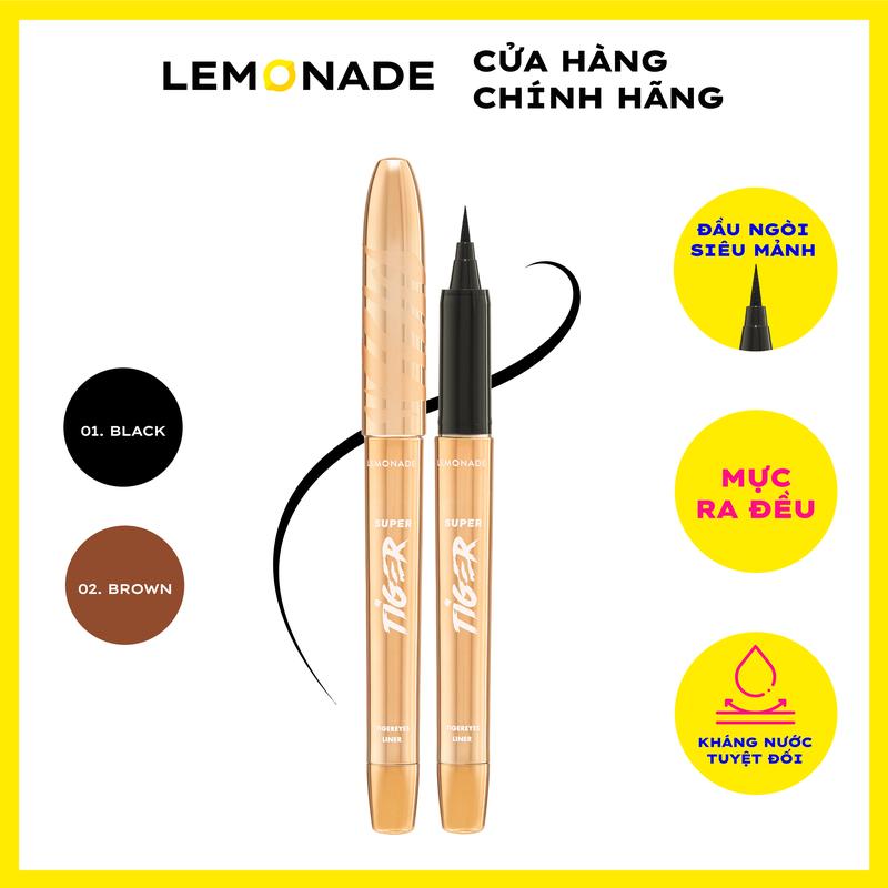 Bút kẻ mắt siêu mảnh Lemonade SuperTiger Micro Eyeliner 1g