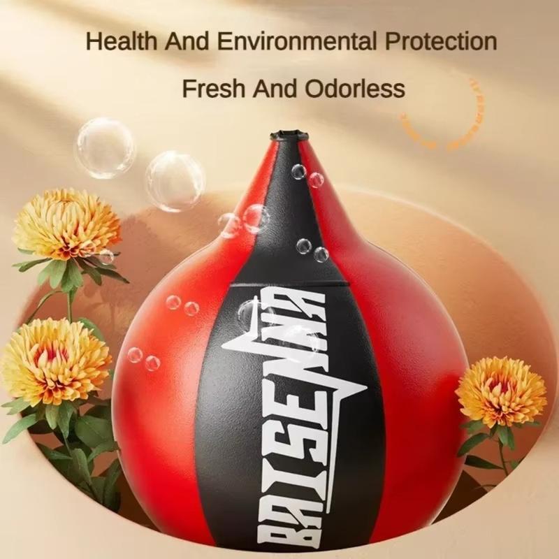 Product Introduction of New Hanging Boxing Punching Ball PU Leather Body Building Training Reaction Speed Ball Double End Durable Training Sandbag Fitness Equipment 18