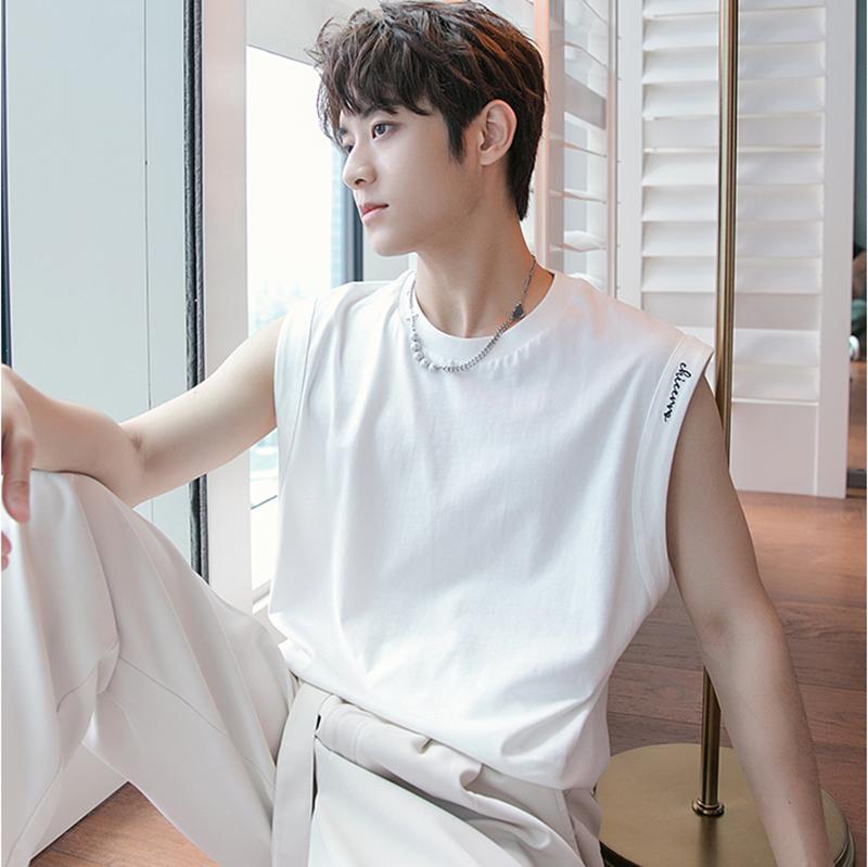 Áo Thun Ba Lỗ Nam Sát Nách Vải Cotton Mềm Form Rộng In Chữ Phong Cách Thể Thao Thời Trang Zenkonu TOP NAM 260 3