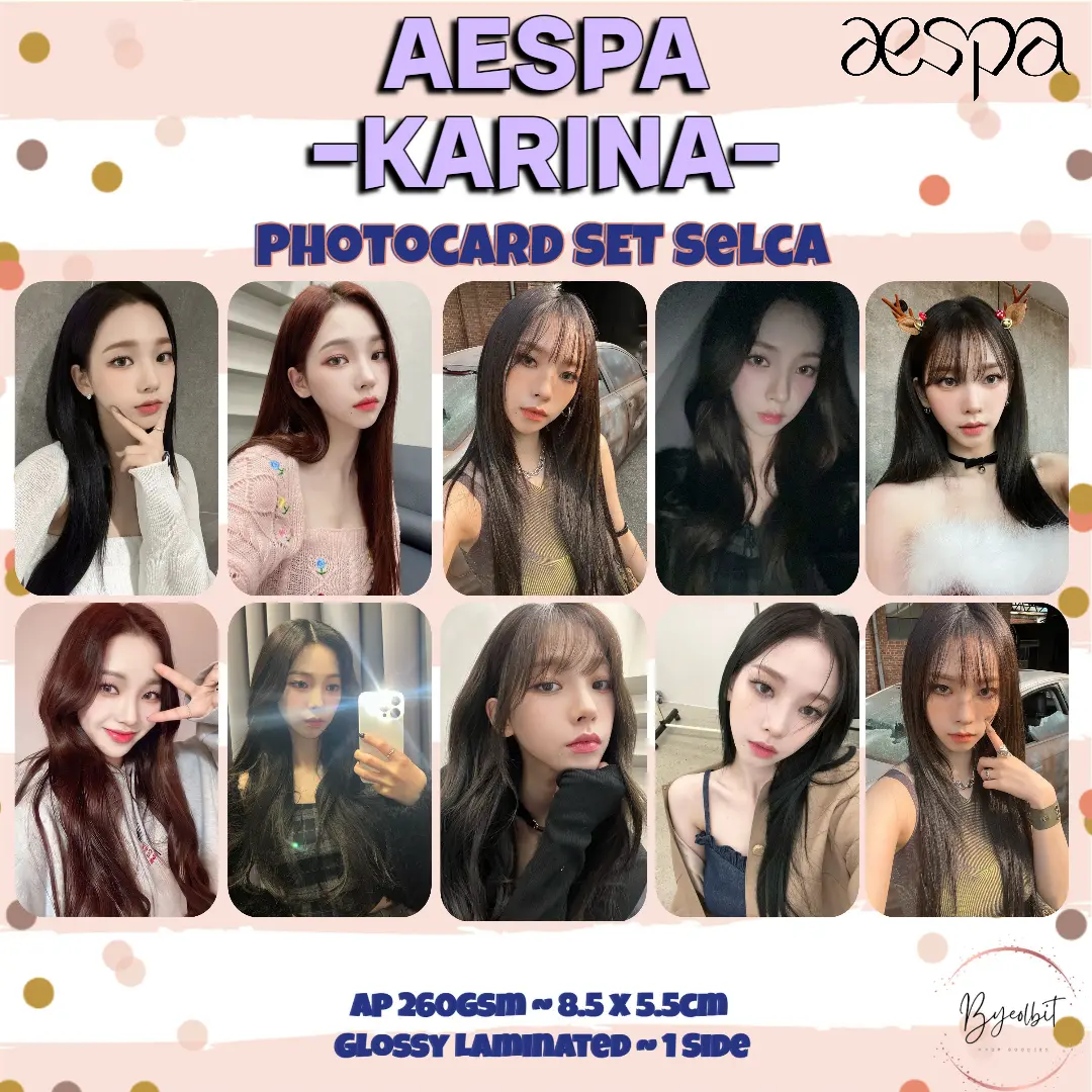 Photocard AESPA set 10 pcs