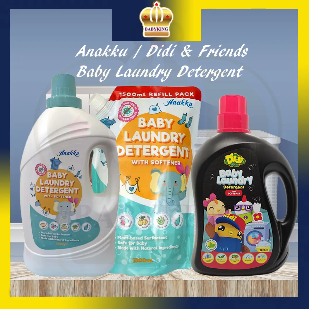 Anakku Didi & Friends Didi And Friends Detergent With Softener Bottle 2000ml / Refill 1500ml