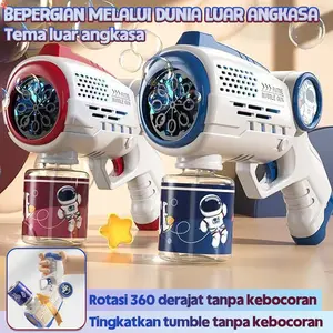Mainan Anak Space Balon Sabun Otomatis Astronot Mainan Seru Luar Ruangan Dalam Ruangan Edukasi Kreatif Aman Hadiah Ulang Tahun Cewek Cowok Bermain Interaktif Anak