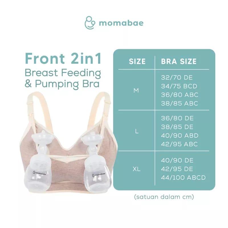 MOMABAE - Front 2 in 1 Bra Menyusui | Pumping Bra & Nursing Bra - Shop ...