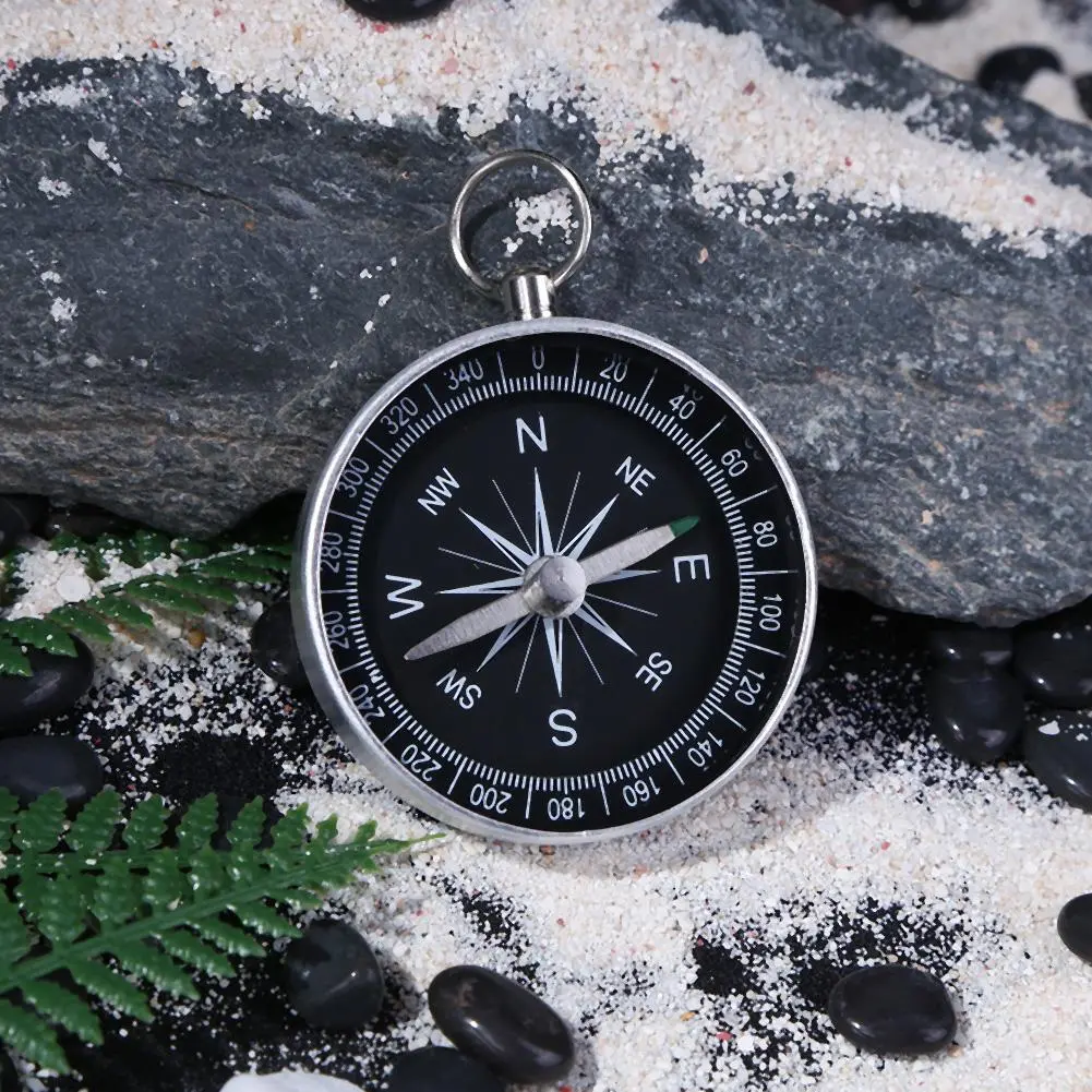 Portable Aluminum Emergency Compass Outdoor Survival Compass Tool G44-2