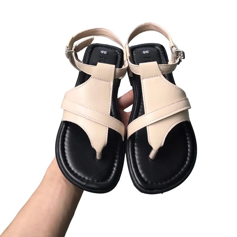 Dép Nữ dép sandal tông xỏ ngón siêu xinh đế cao su có điều chỉnh gót sang chảnh phong cách trẻ trung hàn quốc mẫu mới 2025 DéP Shoes Quai Ngang bánh mì không có trơn