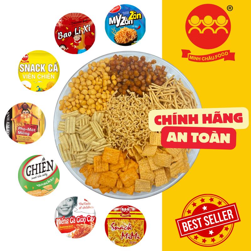 [30 Gói Bất Kỳ] Hộp Quà Bí Ẩn - Chỉ Bán Trên Live Minh Châu Food 1
