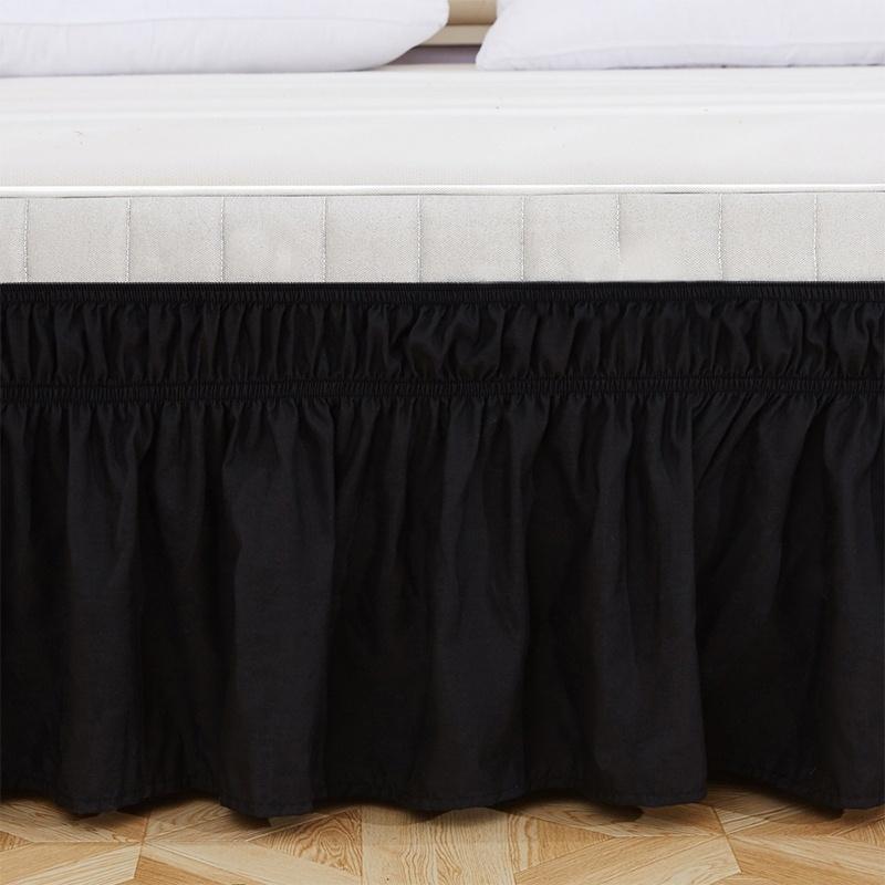 Product Introduction of Elastic Bed Ruffles Bed Skirt Soft Comfortable Wrap Around Fade Resistant Bed Skirts 22