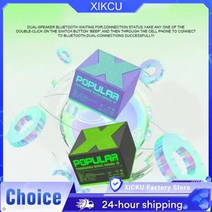 Pembesar Suara Mudah Alih Audio Mini Bluetooth 5.0 Tanpa Wayar, X1, Bunyi Julat Penuh, Boleh Dicas Semula USB, Pemain HIFI, Sesuai untuk Komputer Riba  subwoofer Panggilan spiker portable music speakers Metal