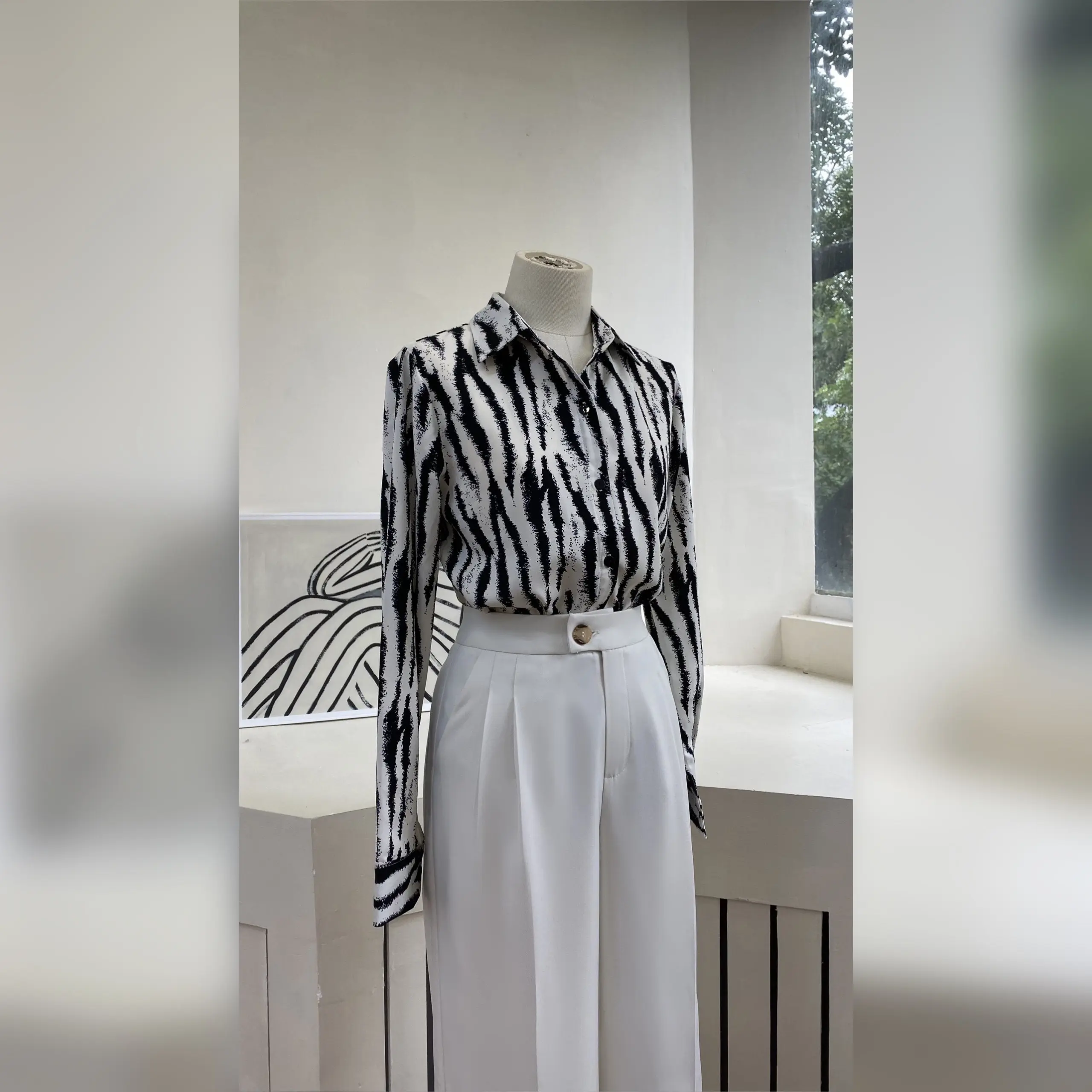 ICHIC - Set áo quần S01 kiểu dáng công sở sang trọng CÓ ẢNH THẬT