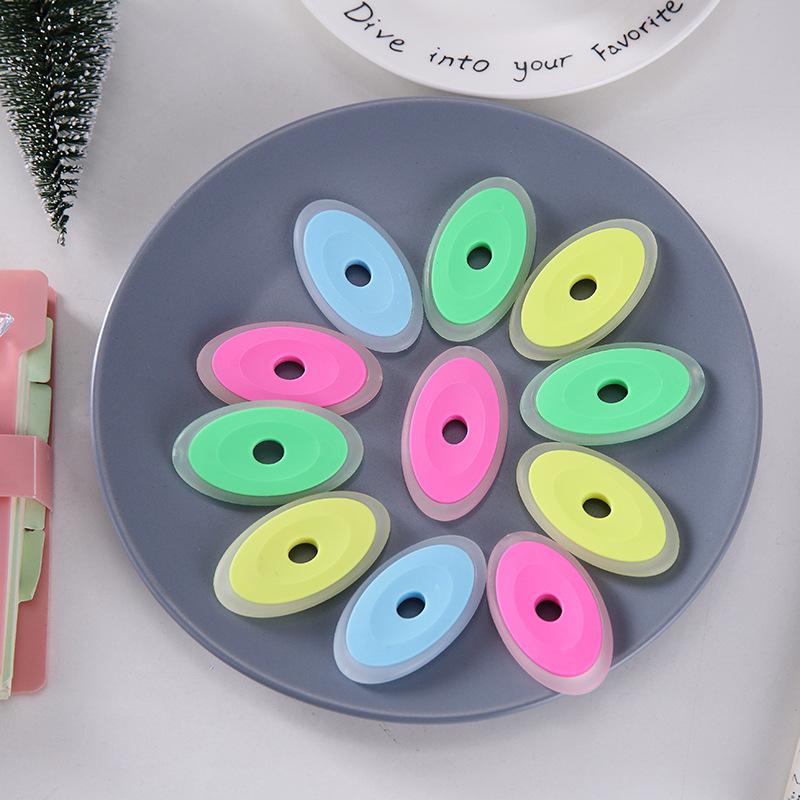 Product Introduction of 6Pcs/Set Erasable Gel Pen Special Rubber Color Oval Eraser for Neutral Erasable Pen Correction Supplies School Office Stationery 10