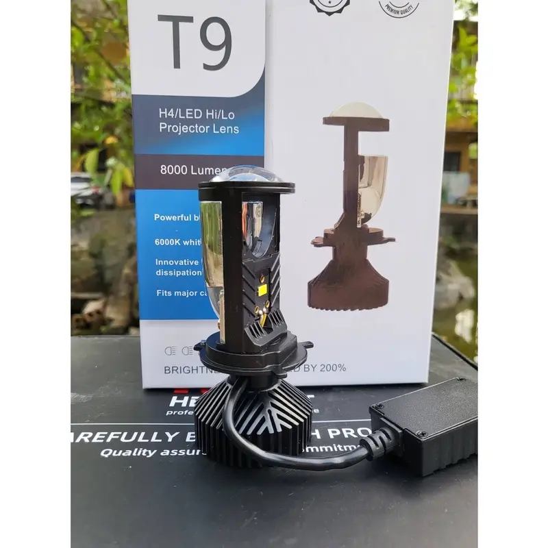 Đèn Pha Led T9 Chân H4 Công Xuất 35W 0