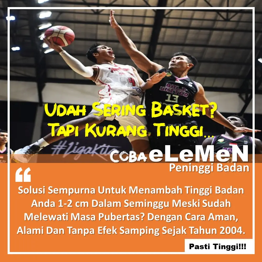 Alat Terapi Peninggi Badan eLeMeN Tambah Tinggi Badan Bantu Kamu Maksimalkan Tinggi Sambil Main Basket