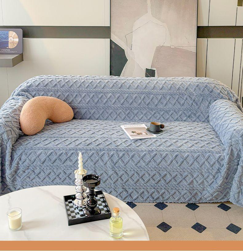 Product Introduction of [ 28k People Collection] Anti-Cat Scratch Sofa Cover Cloth, Internet Celebrity, All-Season Non-Slip Sofa Towel, Full-Coverage Luxury Blanket 6