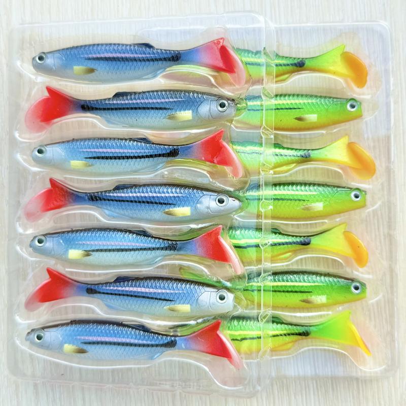 Gói 7 Mồi cá mềm Monster Fishing, chuyên lure cá lóc, cá chẻm, cá măng Bắt Cá Đi Câu Câu Cá