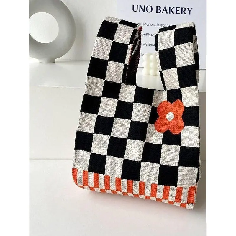 Tas Tote Wanita Bahan Anyam Jerami Motif Lucu unik Tote Bag Wanita Karakter ToteBag Traveling