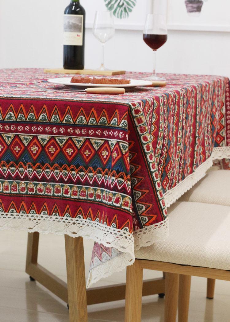 Product Introduction of Khăn trải bàn, Phong cách INS, Chất liệu bông và vải lanh, Thiết kế kẻ sọc tươi mới, Phổ biến trên Internet, Thích hợp cho bàn ký túc xá và bàn cà phê hình chữ nhật, Vải bọc 18