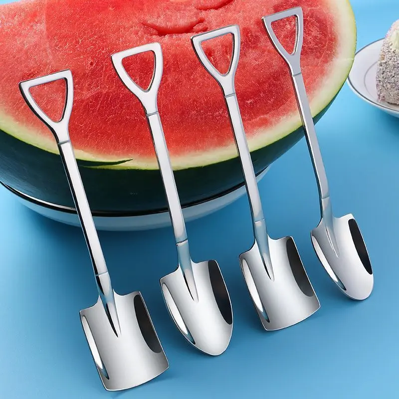 Thìa Xẻng, Chất Liệu Thép Không Gỉ, Thiết Kế Sáng Tạo Cổ Điển Gia Dụng, Thìa Đặc Biệt Doraemon Tráng Miệng, Thìa Xẻng Dễ Thương thìa  inox  304  cao  cấp đũa  sứ  cao  cấp