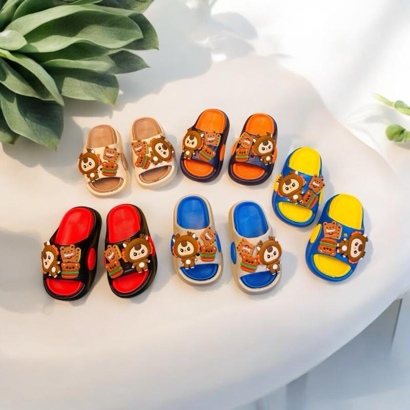 Dép bánh mì 2 lớp siêu nhẹ cho bé trai hình thỏ Babythree - tăng size dép nhỏ 2