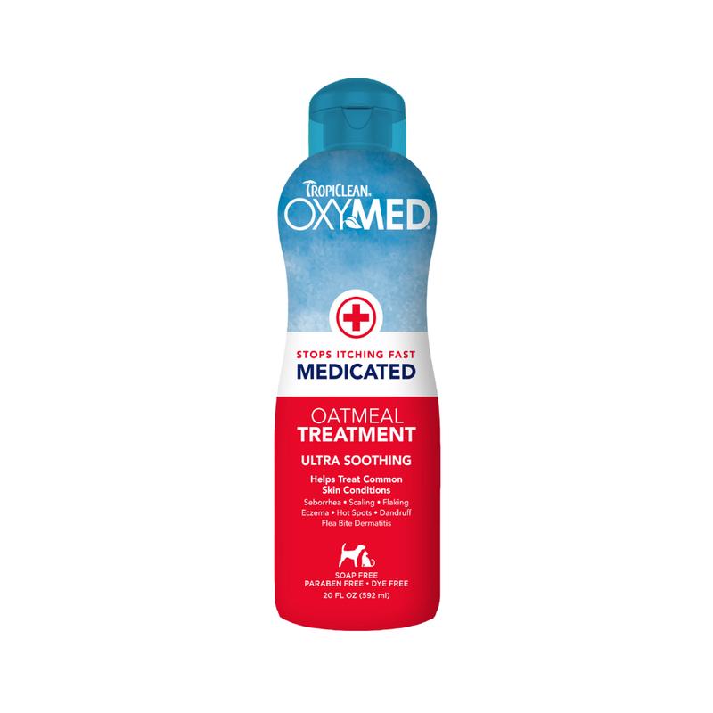 Sữa Tắm Đặc Trị Nấm Viêm Ngứa Da Chó Mèo TROPICLEAN OXYMED Anti-itch, Treatment 592ml 3