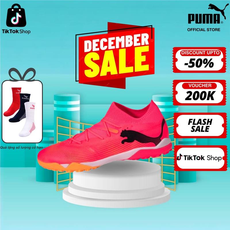  PUMA - Giày Puma FUTURE 7 MATCH TT 10772003 Hồng trắng 