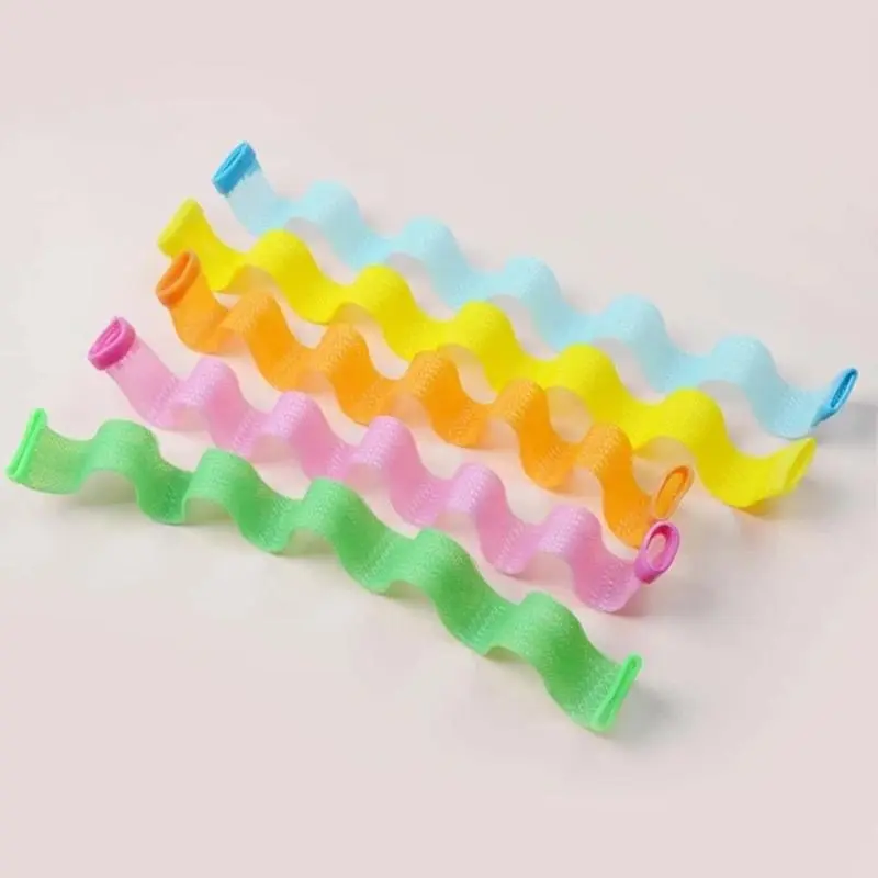 1 Set Heatless Waves Hair Curler, No Heat Damage Wavy Hair Curlers, Heatless Curls For Women & Girls 4