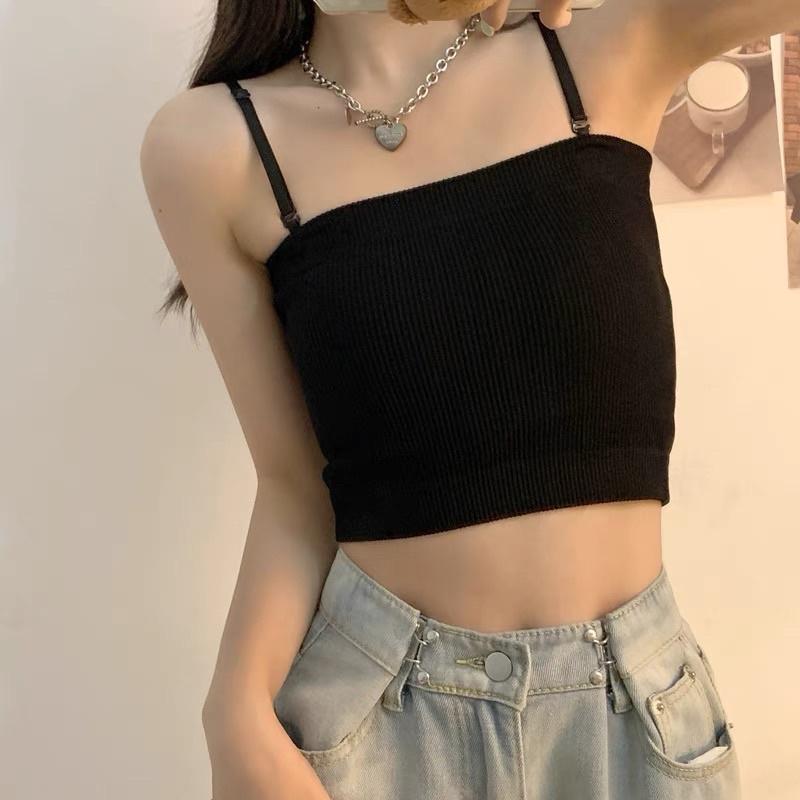 Áo Bra Nữ Thun Tăm Nâng Ngực Gợi Cảm Mẫu Mới Có Tháo Rời Dây N99 Mới 2