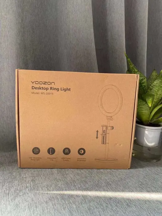 Đèn Livestream Yoozon ( thương hiệu Đức ) – dùng được cả iPad Phụ Kiện Selfie Led Kem 1