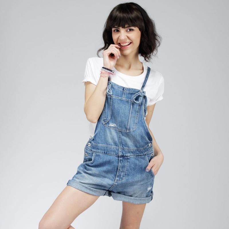 Ninety Degrees Short Overall A01 Series Light Blue 41A01D3LL 2