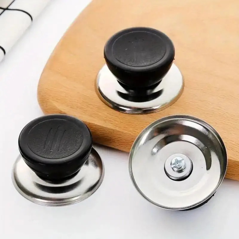 Replaceable Universal Pot Lid Handle, 5 Counts/set Anti-scalding Pot Lid Handle, Universal Design, Home Kitchen Accessories Pot Lid Cap, Top Bead 0